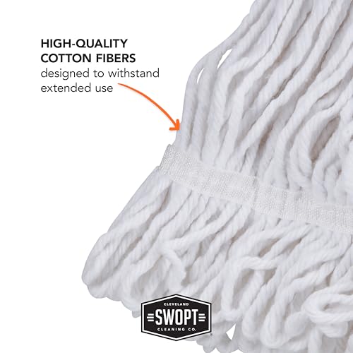 SWOPT Cotton Mop Head - Interchangeable for All Cleaning Tools