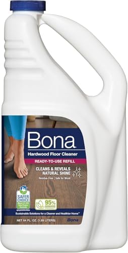 Bona Hardwood Floor Cleaner Refill 64 fl oz Unscented