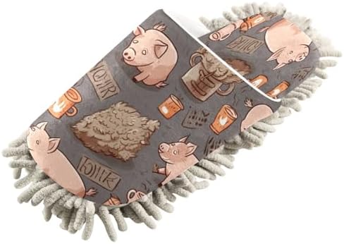Baby Pigs Mopping Slippers - Washable Comfortable