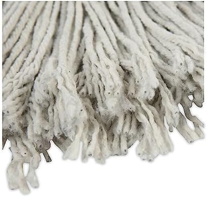Boardwalk Banded Cotton Mop Heads 24 White Pack of 12 1