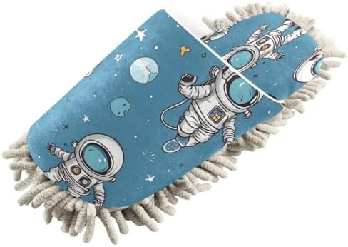 Zhirexin Cleaning Mop Slippers with Microfiber