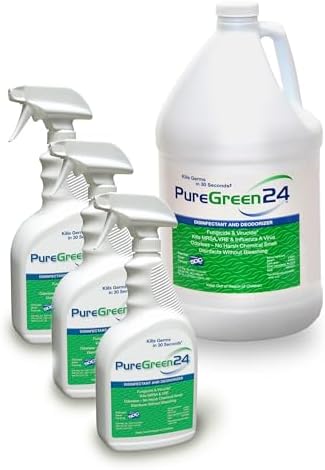 PureGreen24 Value Pack Disinfectant - Safe Effective Odorless