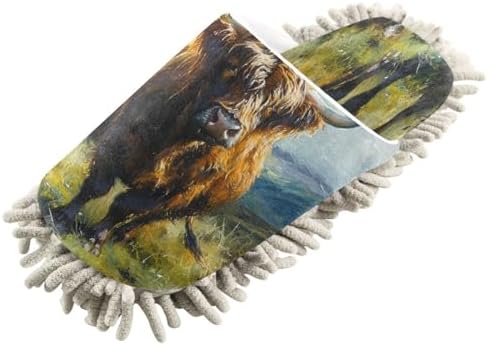 Zhirexin Comfort Cleaning Mop Slippers for Home