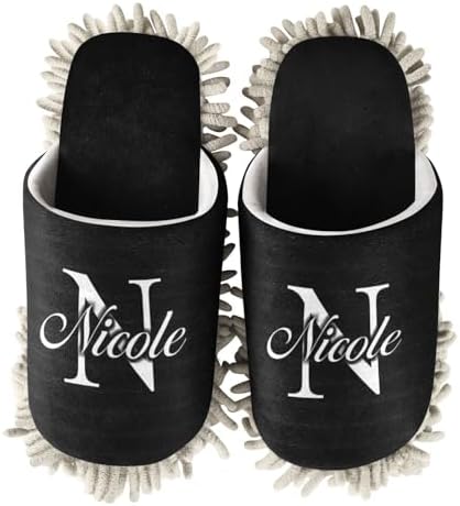 RunningBear Custom Mop Slippers for Floor Cleaning