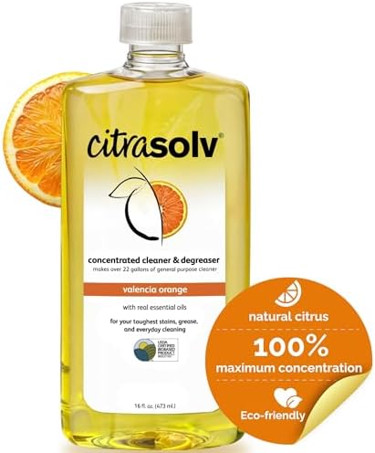 Citra Solv Concentrated Cleaner Degreaser 16 Fl Oz Valencia Orange Scent