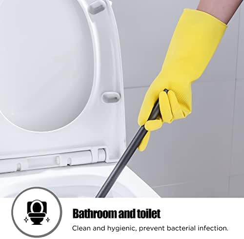 IUCGE Reusable Rubber Gloves 2 or 4 Pairs Kitchen Cleaning