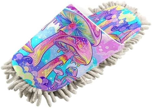 Colorful Mushrooms Cleaning Slippers for Home Use