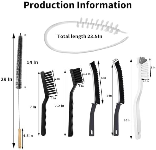 LIFCIUSO 7-Piece Washing Machine Cleaning Set