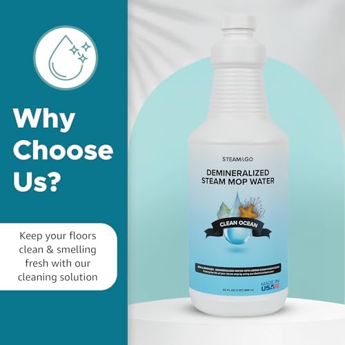 Steam Go Demineralized Water - 32oz Ready to Use