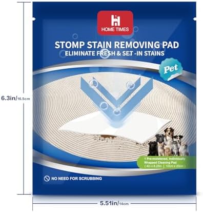 Home Times Carpet Stain Lifting Pads 20 Count