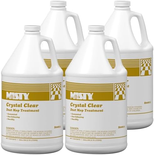 Misty Crystal Clear Dust Mop Treatment - 1 Gallon Case of 4 1003411