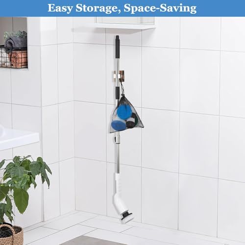 Fixm Cordless Spin Scrubber with 2-Speed 11 Brush Heads