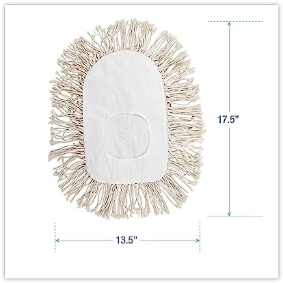Boardwalk BWK1491 Dust Mop Head White 175x135