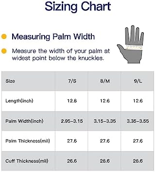 LANON 3 Pairs Skin-Friendly Cleaning Gloves with Cotton Liner