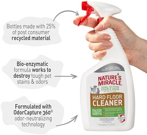 Natures Miracle Hard Floor Cleaner 24 Oz