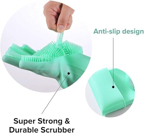 Louis Donn Food Grade Silicone Dish Scrub Gloves