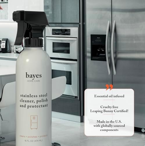 Bayes High Performance Stainless Steel Cleaner 16oz 6 Pack