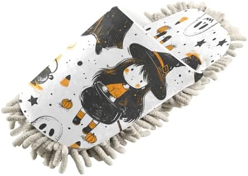 Zhirexin Halloween Mopping Slippers for Men Women