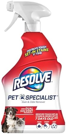 Resolve Pet Specialist Stain Odor Remover Spray 22Fl Oz