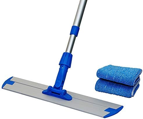 Mr Towels Premium Microfiber Floor Mop with 2 Reusable Pads