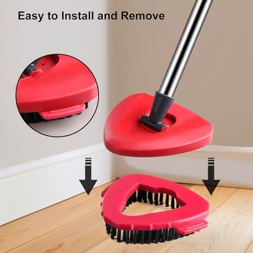 HiBaBy Spin Mop Replacement Heads with Handle Set