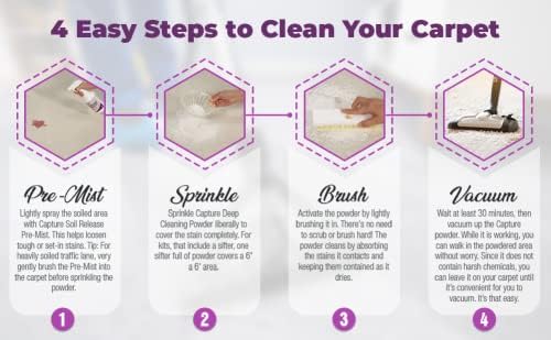 Capture Carpet Total Care Kit 250 - Spot Stain Cleaner