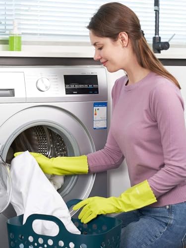 LANON 3 Pairs Skin-Friendly Cleaning Gloves with Cotton Liner