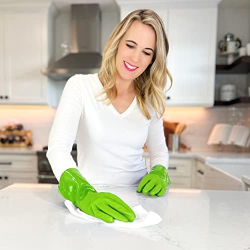 Kitchen-Star Ultimate Rubber PVC Gloves with Cotton Lining