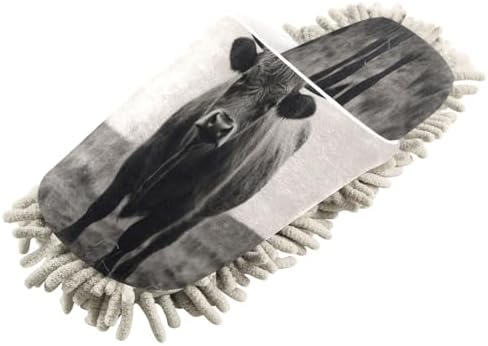 Zhirexin Cleaning Slippers with Microfiber Mop Pads for Home Use
