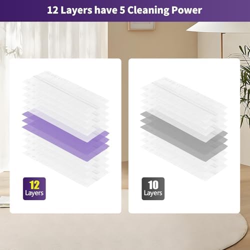 BYOFI 16 Pack PowerMop Replacement Mop Pads