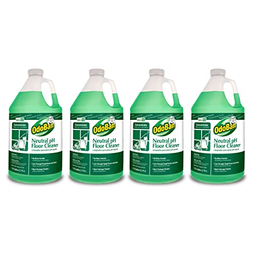 OdoBan Professional Series Neutral pH Floor Cleaner 4 Gallon Set