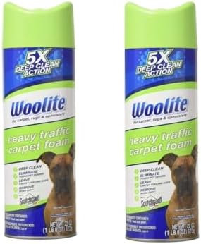 Woolite One Step Foam Carpet Cleaner 22 oz 2pk