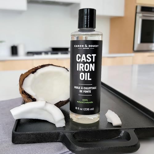 CARON DOUCET Cast Iron Oil - 8oz Food Grade Plant-Based