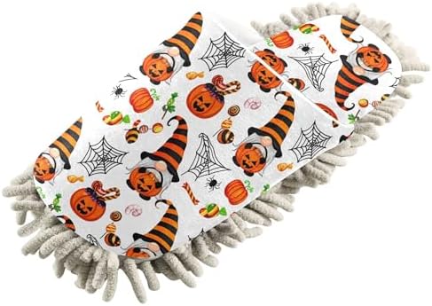 Burbuja Halloween Gnomes Dust Mop Slippers for Home Kitchen