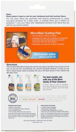Bona MicroPlus Dusting Mop Pad 5 Pads Set