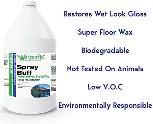 GreenFist Spray Buff 1 Gallon Floor Polisher Buffer