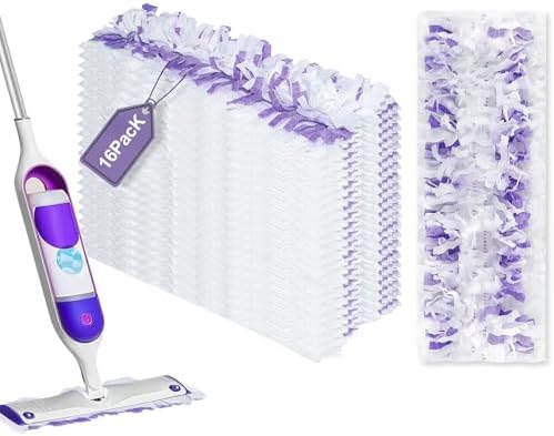 BYOFI 16 Pack PowerMop Replacement Mop Pads