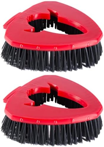 2 Pack FunCee Scrub Brush Heads for O Cedar EasyWring Spin Mop