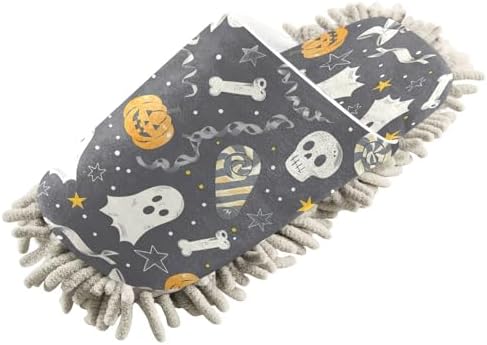 Halloween Cute Spectre Skull Cleaning Slippers