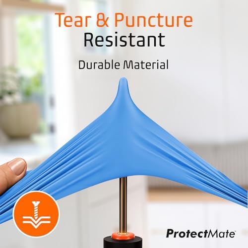 Protectmate Blue Nitrile Gloves - Food Prep Touchscreen Safe