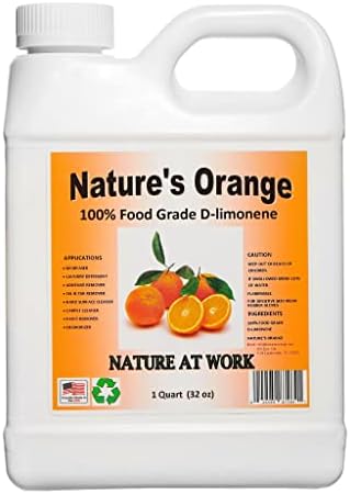 Natures Orange 100 Pure Food Grade D-Limonene 32 Fl Oz