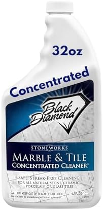 Black Diamond Marble Tile Floor Cleaner 1 Quart No-Rinse