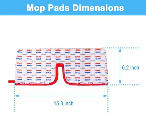 8 Pack Promist Max Mop Pads Compatible with O-Cedar