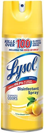Lysol Disinfectant Spray Lemon Breeze 125oz 1