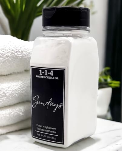 Powerful Sundays Fresh Linen Scented Deodorizer for Carpets Upholstery