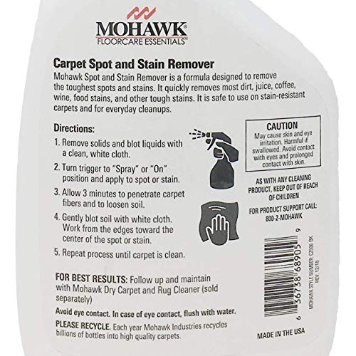 Mohawk Home Carpet Spot Stain Remover 32 Fl Oz Spray Bottle