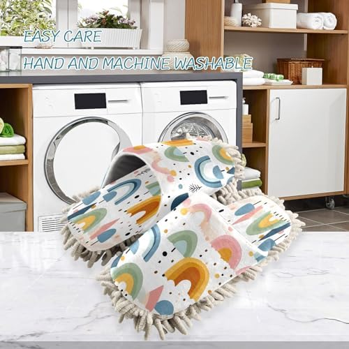 Zhirexin Microfiber Mop Slippers for House Cleaning
