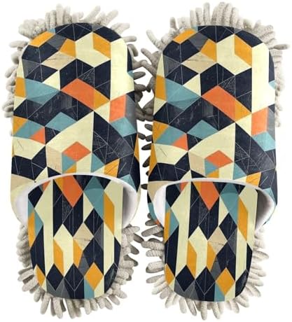 Zhirexin Colorful Lattice Cleaning Slippers