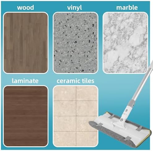 LJGG Microfiber Mop for Hardwood Tile Floors
