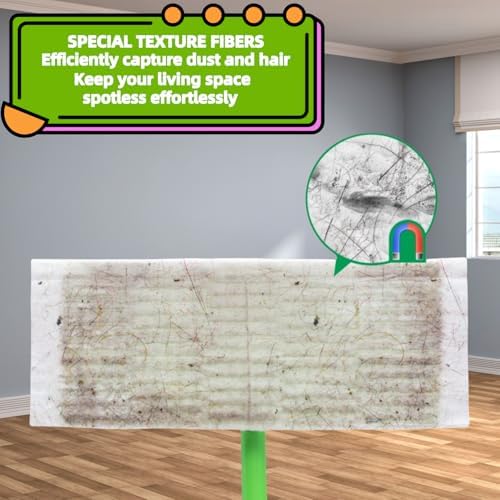 SUZZYVINE XL Dry Mop Refills for Swiffer 98x17 Extra Thick 80 Count